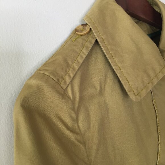 JNBY Women's Cotton Trench Coat with Removeable Liner Size S - Picture 7 of 11